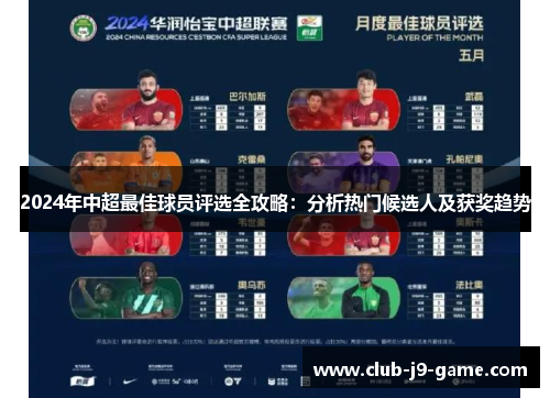 2024年中超最佳球员评选全攻略:分析热门候选人及获奖趋势 2024年中超最佳球员评选全攻略:分析热门候选人及获奖趋势